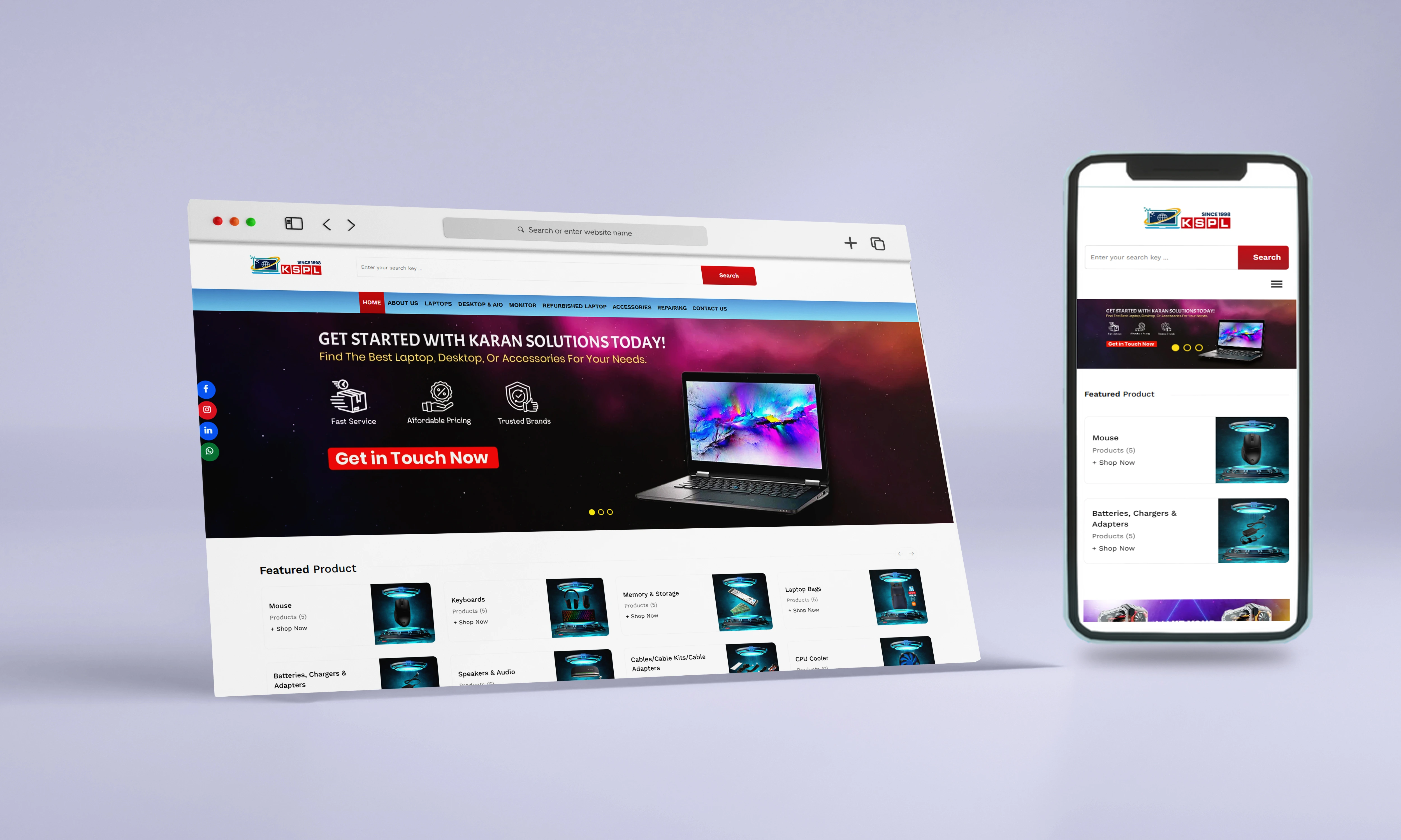 Computer selling website